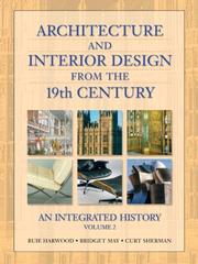 Cover of: Architecture and Interior Design, Volume 2 by Buie Harwood, Bridget May, Curt Sherman