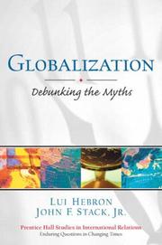 Cover of: Globalization by Lui F. Hebron, John F. Stack, Lui Hebron
