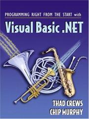 Cover of: Programming Right From the Start with Visual Basic.NET and Student CD Package