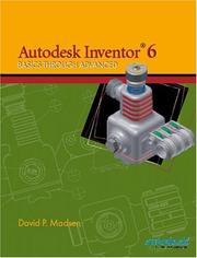 Cover of: Autodesk Inventor 6 by David P. Madsen, David A. Madsen