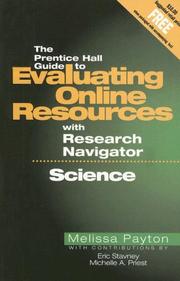 Cover of: The Prentice Hall Guide to Evaluating Online Resources with Research Navigator: Science