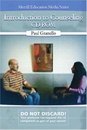 Cover of: Introduction to Counseling CD-ROM