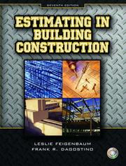 Estimating in building construction by Frank R. Dagostino, Leslie Feigenbaum