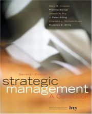 Cover of: Strategic Management: A Casebook (7th Edition)