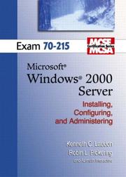 Cover of: MCSE Windows 2000 Server 70-215 by Kenneth C. Laudon, Kenneth C. Laudon