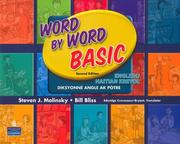 Word by Word Basic English/Haitian Kreyol Bilingual Edition by Bill Bliss