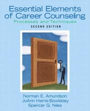 Cover of: Essential Elements of Career Counseling: Processes and Techniques (2nd Edition)