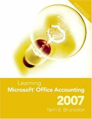 Cover of: Learning Microsoft Office Accounting 2007 and Student CD Package