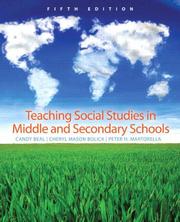 Cover of: Teaching Social Studies in Middle and Secondary Schools (5th Edition) by Peter H. Martorella, Candy M. Beal, Cheryl H. Mason-Bolick, Peter H. Martorella