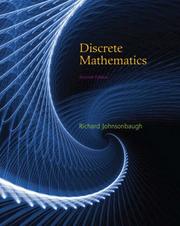 Cover of: Discrete Mathematics (7th Edition) by Richard Johnsonbaugh