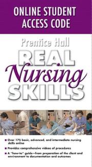 Cover of: Prentice Hall Real Nursing Skills Online Student Access Code | Prentice-Hall