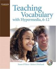 Cover of: Teaching Vocabulary with Hypermedia, 6-12 by Susan O'Hara, Robert Pritchard