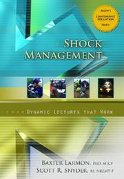 Cover of: Shock Management, Dynamic Lectures Series (Dynamic Lecture Series)