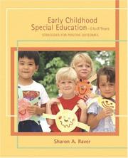 Cover of: Early Childhood Special Education - 0 to 8 Years by Sharon A. Raver, Sharon A. Raver