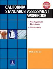 Cover of: California Standards Assessment Workbook