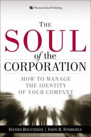 Cover of: The Soul of the Corporation by Hamid Bouchikhi, John R. Kimberly