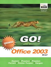 Cover of: GO Office 2003 Brief Enhanced- ADHESIVE (Go Series for Microsoft Office 2003)