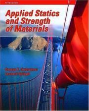 Cover of: Applied Statics and Strength of Materials (5th Edition)