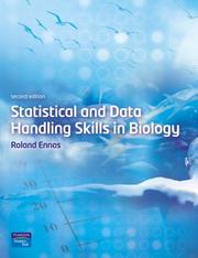 Cover of: Statistical and Data Handling Skills in Biology by Roland Ennos