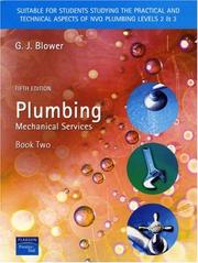 Cover of: Plumbing: Mechanical Services by G. J. Blower