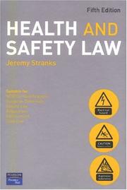 Cover of: Health and Safety Law