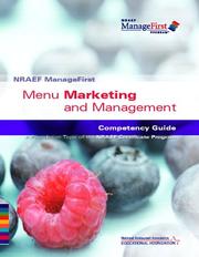 Menu Marketing and Management by National Restaurant Association Educational Foundation