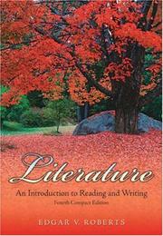 Cover of: Literature by Edgar V. Roberts, Robert E Zweig