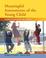 Cover of: Meaningful Assessments of the Young Child