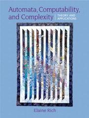 Cover of: Automata, Computability and Complexity: Theory and Applications