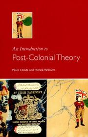 Cover of: An Introduction to Post-Colonial Theory
