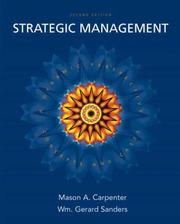 Cover of: Strategic Management: Concepts and Cases (2nd Edition)