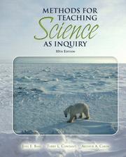 Cover of: Methods for Teaching Science as Inquiry (10th Edition) by Joel Bass, Terry L. Contant, Arthur A. Carin
