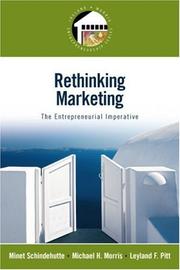 Cover of: Rethinking Marketing by Minet Schindehutte, Leyland Pitt, Michael Morris