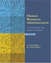 Cover of: Human Resources Administration: Personnel Issues and Needs in Education (5th Edition)