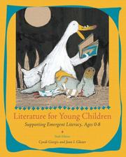 Cover of: Literature for Young Children by Cyndi Giorgis, Joan I. Glazer