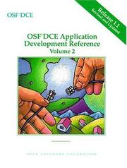 Cover of: OSF DCE Application Development Reference Volume II (2nd Edition) (Application Development Reference)