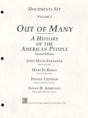 Cover of: Out of Many: A History of the American People  by John Mack Faragher, Mari Jo Buhle, Daniel Czitrom, Susan H. Armitage