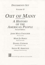 Cover of: Out of Many: A History of the American People  by John Mack Faragher, Mari Jo Buhle, Daniel Czitrom, Susan H. Armitage