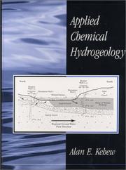 Cover of: Applied Chemical Hydrogeology