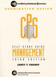 Cover of: Self Study Guide for Cps: Exam Review for Management