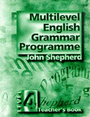 Cover of: Multilevel English Grammar Programme