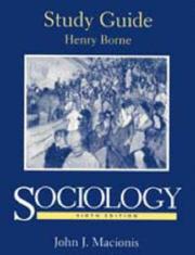 Cover of: Sociology: Study Guide