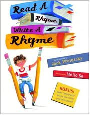 Cover of: Read a Rhyme, Write a Rhyme by Jack Prelutsky