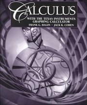 Cover of: Calculus With the Texas Instruments Graphing Calculator