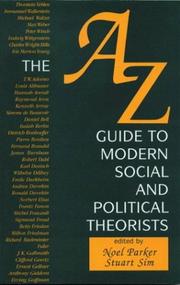 Cover of: The A-Z Guide to Modern Social and Political Theorists