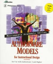 Cover of: Authorware 3.5 Models for Instructional Design, 2nd Ed.