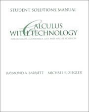 Cover of: Brief Calculus With Technology