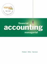 Cover of: Financial and Managerial Accounting Ch. 14-24
