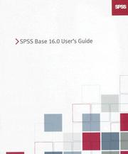 Cover of: SPSS 16.0 Base User's Guide by SPSS Inc.