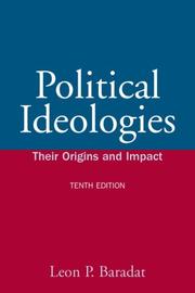 Cover of: Political Ideologies by Leon P. Baradat